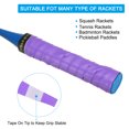 thumbnail image 4 of Anti Slip Sweatband Absorbent PU Tennis Badminton Racket Grip Tape, Purple 4 Pack, 4 of 6