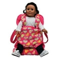 The Queen's Treasures Doll Accessories, Pink Baby Doll Backpack Carrier