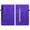 Purple, variant on Vintage Tablet Case Compatible with Samsung Galaxy Tab S8 2022, Quality PU Leather Stand Cover with [Multiple Viewing Angles] [Zipper Pocket] for Tab S7 2020 11 inch,Black