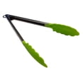 thumbnail image 3 of Pinzas para barbacoa de acero inoxidable de 12 pulgadas con punta de nailon, color verde Zhivalor  CKCGOPGF2, 3 of 3