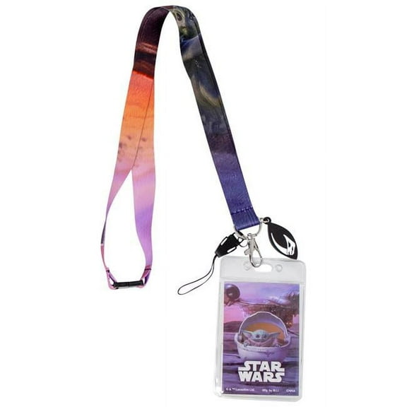 Star Wars 810293 Star Wars the Child Lanyard with ID Badge Holder & Dangle