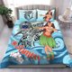 thumbnail image 1 of Juego de cama Samoa - Polinesia Niñas con tiburón, 1 of 4