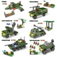 thumbnail image 2 of 1164 Pcs Building Toy Set, City Building Block Kit for Boys Girls, Army Military Base Corps War Stem Toys, Gift for Kids Ages 6-12, Green, 2 of 9