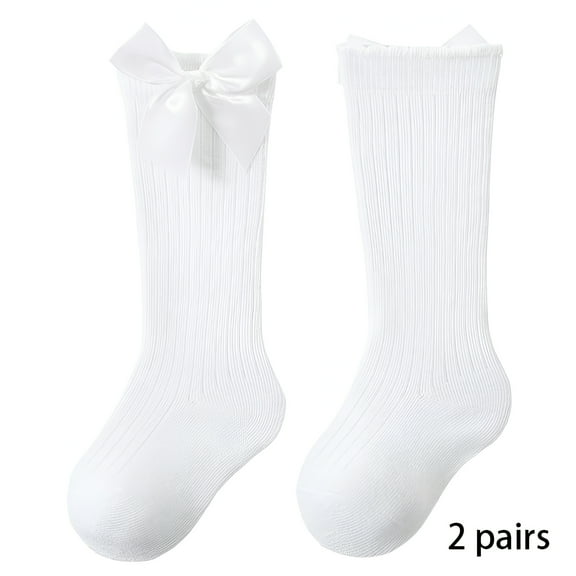 TELOLY 2Pairs Girls Socks,Non-Rub Sock Tongue Girls Socks 4-6 Years,Precision-Stitched Visage Kids Crazy Socks Girls,Style1