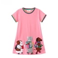 thumbnail image 3 of Vestido de algodón de punto bordado para niñas Vestido de princesa para niñas, 3 of 5