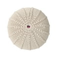 thumbnail image 4 of Bordeaux Knitted Cotton Round Pouf: Cozy Ottoman, Versatile Floor Cushion, & Soft Home Decor for Living Rooms & Home Offices Beige, 4 of 6