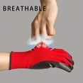 thumbnail image 4 of PREMIUM NITRILE COATED Nylon Work Gloves Builders Gardening Grip, 4 of 9