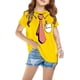 thumbnail image 1 of Niño Pequeño Camisa de Pascua Chico Manga Corta Camiseta Gráfica Cuello Redondo Crop Top para 3-14 Años Niñas Y Chico, 1 of 3