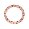 thumbnail image 5 of AoneJewelry 1/4 Carat Diamond Eternity Wedding Band In 10K Rose Gold, 5 of 5