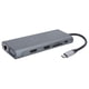 thumbnail image 4 of Hub USB C, Estación De Acoplamiento De aleación De Aluminio, Alta Estable Y Duradera Para Computadora Portátil OS X, Compatible Con Ranuras Para Tarjetas De Memoria Y Micro, 4 of 8