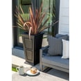 thumbnail image 5 of Veradek Brixton Tall 28" Plastic Planter - Black, 5 of 12