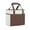 Brown, variant on Elysian Clearance Bento Box Adult Lunch Box with Bag,Food Warm Lunch Container Stainless Steel Thermal Lunch Container Portable Thermal Bento Bo X Food Container And Portable Blue 5.31*9.06"