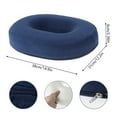 thumbnail image 5 of Fyeme Orthopedic Ring Cushion Office Chair Cushion Pillow Memory Foam Firm Memory Foam Firm Ergonomic Tailbone, Sciatica, Lower Ba, 5 of 7