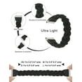 thumbnail image 6 of Wearlizer Elastic Band Compatible with Samsung Galaxy Watch 5/4 40mm 44mm/Watch 5 Pro 45mm/Watch 4 Classic 42mm 46mm/ Active 2 40mm 44mm Bands, 20mm Stretchy Braided Soft Strap for Women, 6 of 7