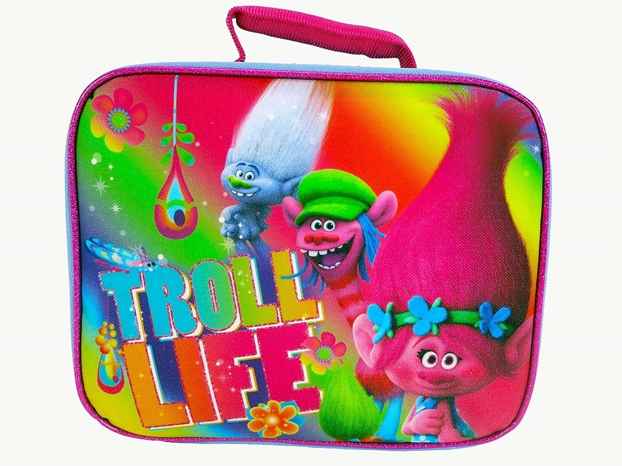 Wholesale Kids Lunch Box in Troll Character Design - Bulk Case of 24