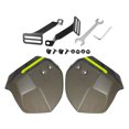 thumbnail image 1 of Unique Bargains 1 Set Universal Black Motorcycle Handlebar Handguard Hand Guards Protector for ATV Dirt Bike, 1 of 8