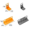 thumbnail image 2 of ruzhgo Luggage Compartment Bezel Car Trunk Compartment Fixed Partition Anti-dump Plastic Baffle Bracket No.1, 2 of 6