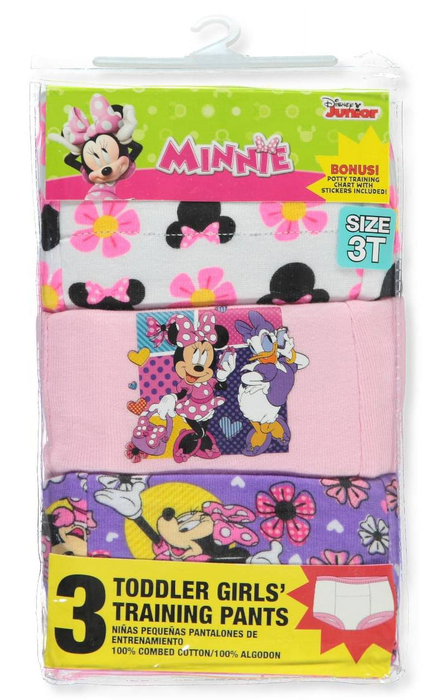 Disney girls Toddler Girls Minnie Mouse 7 Pack Training Pants