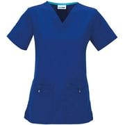 Women's Premium Collection Stretch Rayon V-Neck Scrub Top