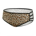 thumbnail image 5 of Bigersell Sheer Panties Clearance Women's Briefs Seamless Panty Style P-885 Polyester Bikini Panties High Waisted Thong Briefs High Waist Women's Bikini Panties Brown XL, 5 of 8