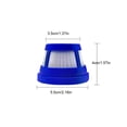 thumbnail image 3 of Billuyoard Filtro de vacío de coche de mano ABS, filtros de eliminación de polvo desmontables portátiles, accesorios de repuesto para EUFY Suministros de limpieza para el hogar, 3 of 6