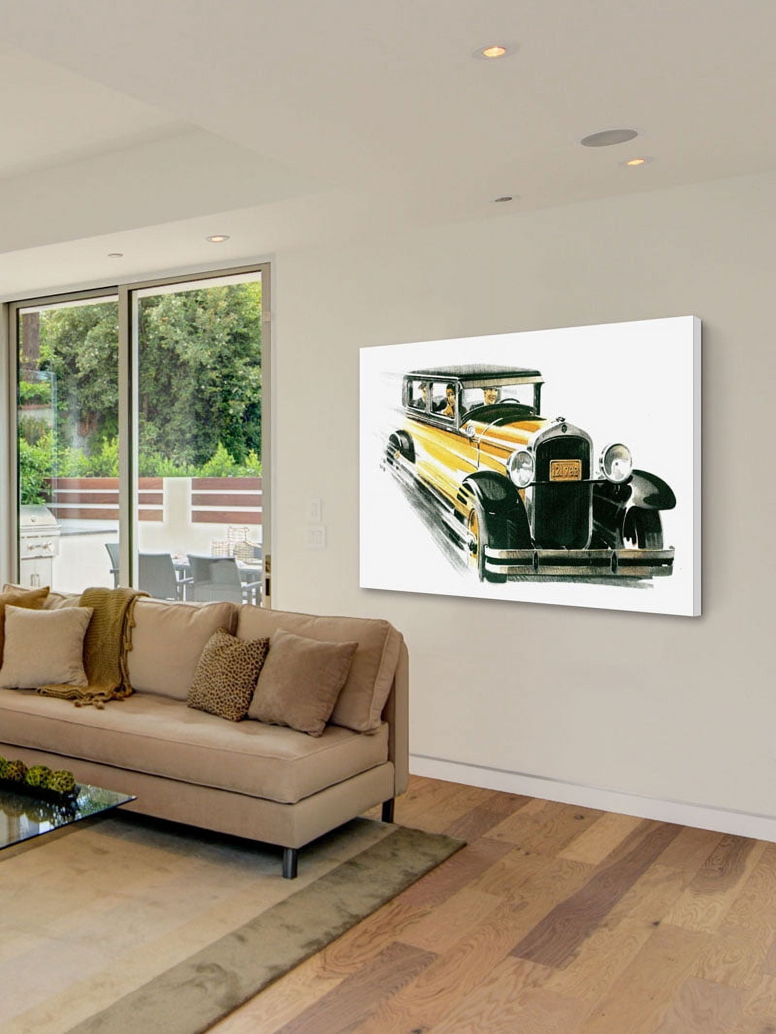 "Classic 121782" Painting Print on Canvas