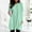Mint Green, variant on Women Autumn And Winter Casual Fashion Round Neck Long Sleeve Long T Shirt Top Pocket Puff Sleeve Print Top Dry Tech Shirts Women Exercise Shirts Women Athletic Wear Women Cute Tops for Women Summer 2