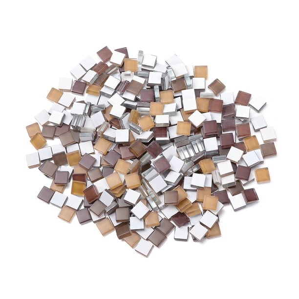 EeaseMX 300 piezas de mosaicos de cristal de colores, creativos, hechos a mano, para decorar paredes (granate)