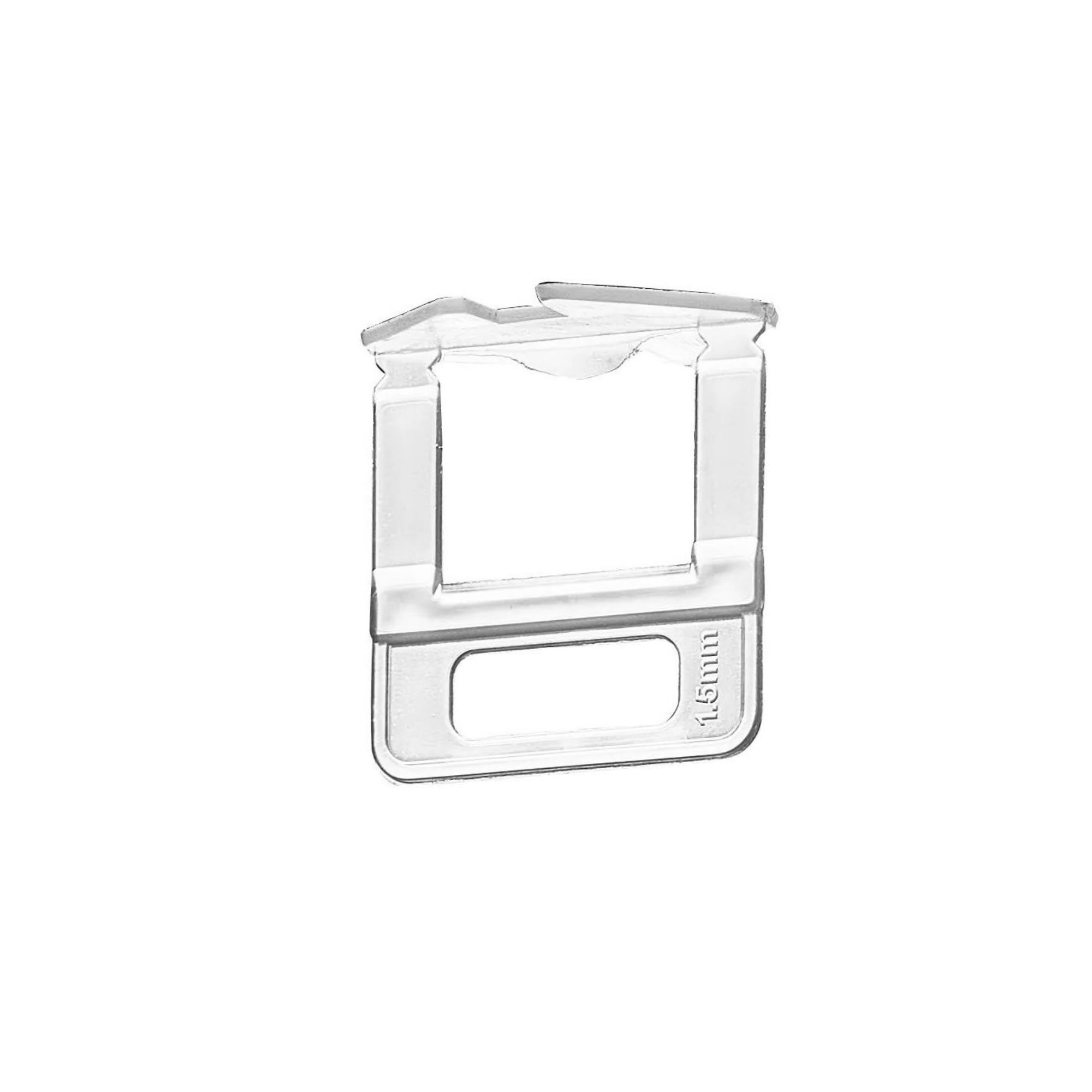 2200-Piece Tile Leveling System Clips (1/16" / 1.5 mm), DIY Tile Leveler Spacers for Ceramic & Stone Installation（Wedges Not Included）