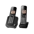 thumbnail image 1 of PANASONIC Expandable Cordless Phone System with Amber Backlit Display and Call Block â€“ 2 Handsets â€“ KX-TGC352B (Black), 1 of 2