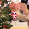thumbnail image 4 of YoaNJYGR String of Pearls Hanger Anime Car Ornament Replacement for Lamps and Chandeliers 1PC 26 Letters Christmas Ornament Cute Animal Baby Christmas Acrylic Ornament Christmas Tree, 4 of 4