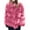 Hot Pink, variant on Herrnalise Women's Faux Fur Coat Shearling Fluffy Fuzzy Shaggy Hood Sherpa-Lined Fleece Jacket Pink,L