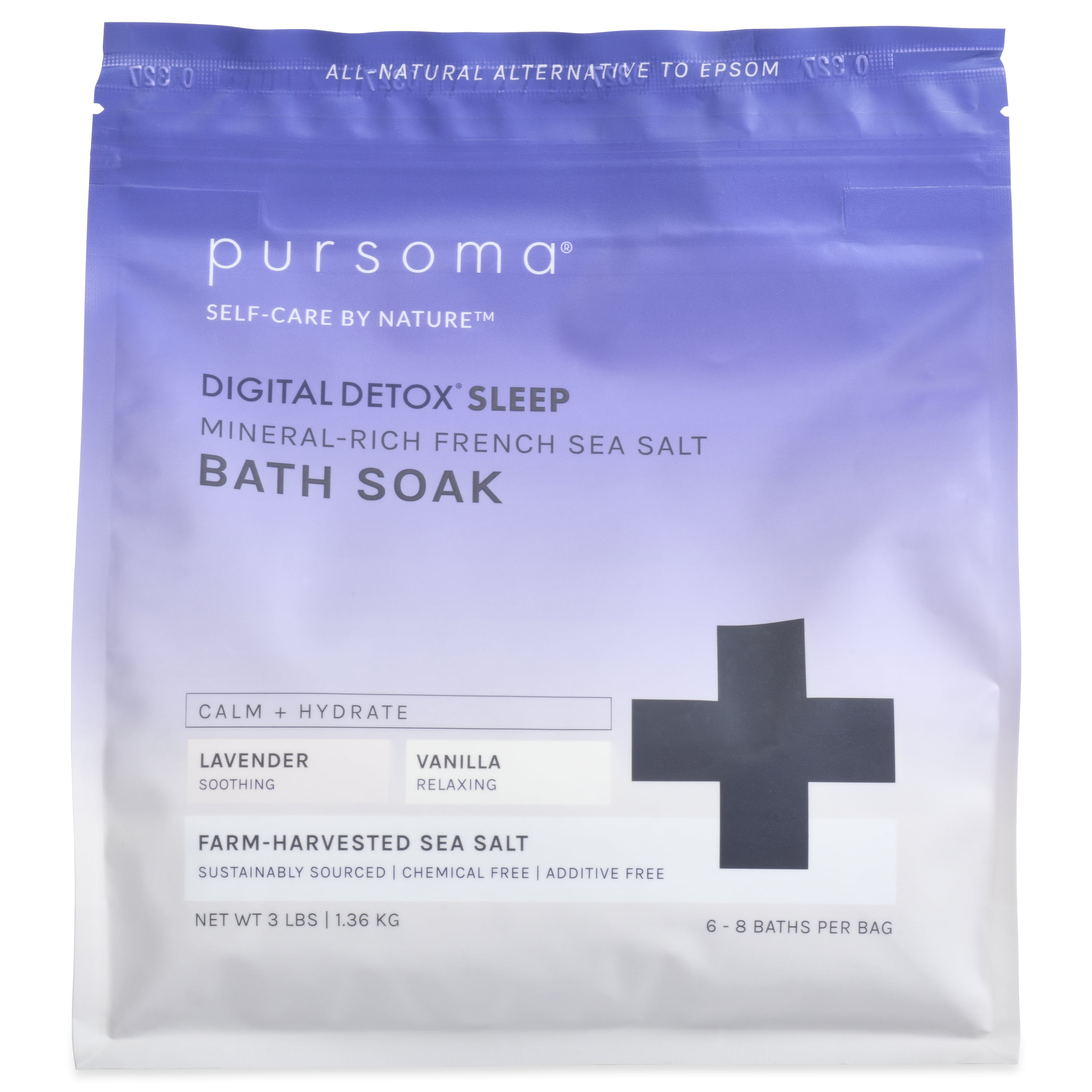 Pursoma Digital Detox SLEEP Bath Soak 48 oz