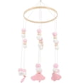 thumbnail image 4 of Mobile Wind Chime Bed Bell Mobile Childrens Room Hanging Bed Bell with Felt Ball, 4 of 4