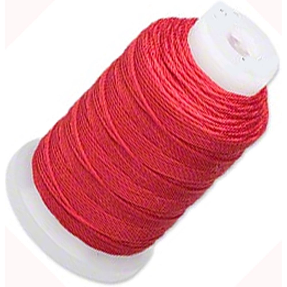 Silk Thread Cord Size FF Red 0.015 Inch 0.38mm Spool 115 Yd Walmart