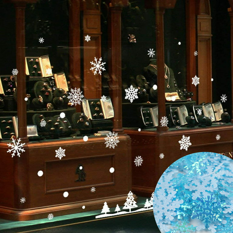  1500 Pieces Christmas Snowflake Confetti Glitter