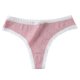 thumbnail image 3 of Tanga sin costuras para mujer, de algodón de colores, para deportes, fitness, talla grande, sexy, para yoga, de algodón puro, fina, para primavera y verano, 3 of 6