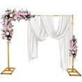 thumbnail image 1 of Tignapoo Gold Iron Backdrop Stand for Photography, Weddings, and Parties, 3x3 Meters, 7kg, Easy Setup, 1 of 6