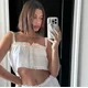 thumbnail image 4 of Rhode Case Hailey Bieber Funda iPhone Color Gris iPhone 15 Promax, 4 of 4