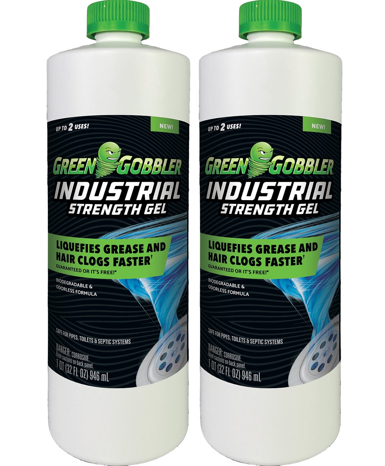 Green Gobbler ProPower Industrial Strength Grease and Hair Drain Clog