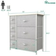 thumbnail image 6 of YITAHOME 7 Drawers Dresser Storage Tower Bedroom Office Bedside Unit Furniture, 6 of 7