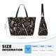 thumbnail image 4 of Fotbe Wine Seamless Bolsa de Viaje para Playa - Resistente al Agua, Bolsa Tote de Gran Capacidad y Ligera con 7 Bolsillos para Mujeres y Hombres, 4 of 7