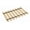 Black Strapping, variant on The Furniture King Twin Size Wood Bed Slats Custom Platform Plank Bed Frame Support Bunkie Boards Attached with Black Strapping 40.50" Wide