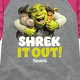 thumbnail image 3 of Shrek - Shrek It Out - Toddler & Youth Girls Raglan Graphic T-Shirt, 3 of 5
