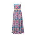 thumbnail image 2 of Kmbangi Robe d'Été Sans Manches à Imprimé Floral avec Bretelle Amovible, 2 of 10