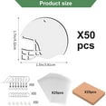 thumbnail image 3 of 50 Pcs Sublimation Earrings Helmets/Football Designs Ear Studs Fashionable Heat Transfer Ear Pendant Jewelry Accessory, 3 of 8