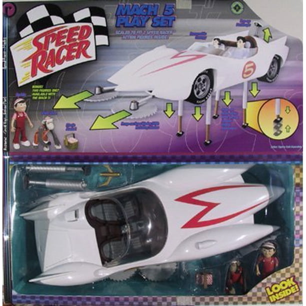 Resaurus Red Riding Resaurus Speed Racer Mach V Playset con figuras exclusivas de Spridle y ...