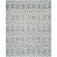 thumbnail image 2 of Safavieh Marbella Collection MRB312D Handmade Premium Wool Area Rug, 10' x 14', Dark Blue / Ivory, 2 of 2