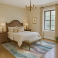 thumbnail image 7 of Addison Rugs Mayfield Premium Machine Washable Transitional Waves Teal Rectangle Rug, 10' x 14', 7 of 7