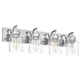 thumbnail image 5 of RADIANCE goods Transitional 4 Light Chrome Bath Vanity Fixture 30 " Wide, 5 of 9